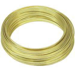 Golden Strong And High Corrosion Resistant 1.5 Mm Thickness 50 Hertz Round  Coil Brass Wire at Best Price in Meerut