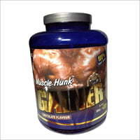 Highly Effective Chocolate Flavoured Muscle Hunk Gainer Dietary Supplement Dosage Form: Powder