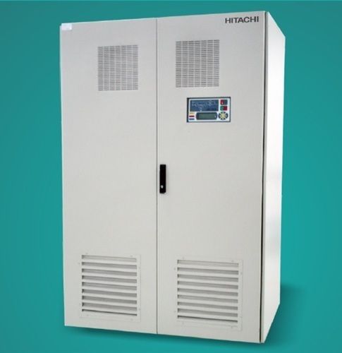 Online UPS - 40 KVA HITACHI True Online with SMF VRLA Batteries | Microprocessor Based Digital Controls, K-13 Isolation Transformer, 415 VAC Input/Output, 96% Efficiency, Ambient Design 45°C