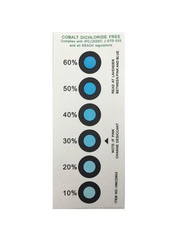 5%10%60% Humidity Indicator Card for PCB Sealed Packing 