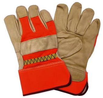 Fluorescent Orange Gloves