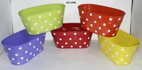 Polka Oval Dotted Planter