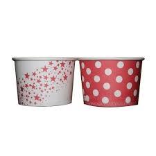 Disposable Printed Plastic Ice Cream Cups