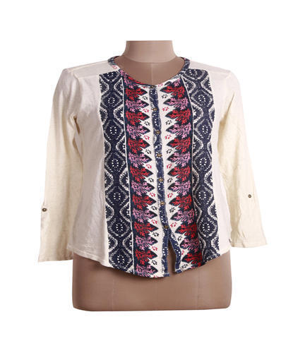 Washable Ladies Embroidered Top