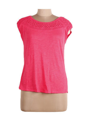 Ladies Pink Lace Top