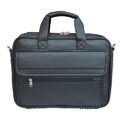 Customized Leatherette Black Office Laptop Bag