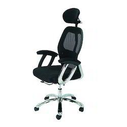 Executive Chair - Premium Leather Upholstery, Ergonomic Design for Comfort and Flexibility