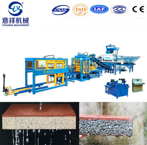 Automatic Laying Block Making Machine For Glass Block And Paving Blocks Capacity: 100000 Cubic Meter (M3)