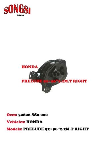 Rubber Honda Prelude 92-96 2.2M.T Right Engine Mounting