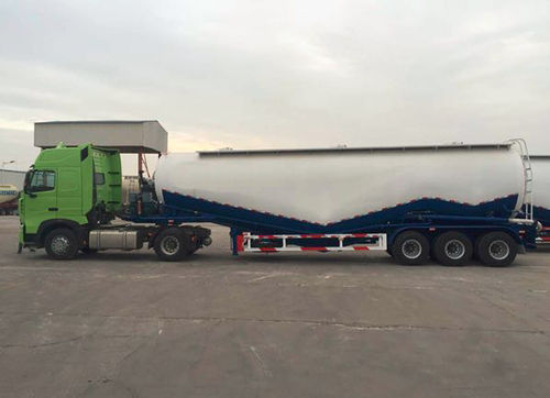 Sinotruk 3 Axle 60 Cbm 75tons Bulk Cement Silo Trailer