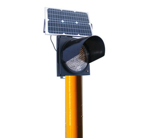 Solar Traffic Light Blinker - High Efficiency, Cost-Effective Design | Ideal for Roadside Use, Durable in All Weather