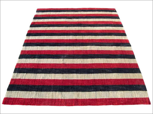 Woolen Handloom Carpets Stripe Carpets