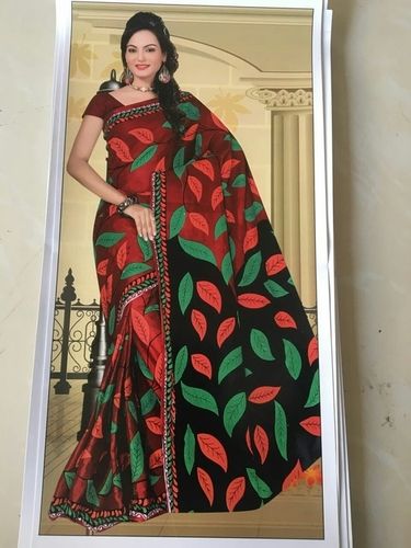 Pure cotton women's sarees,printed cotton sarees,trendy cotton sarees  ,cotton sarees in jetpur, mill print saree