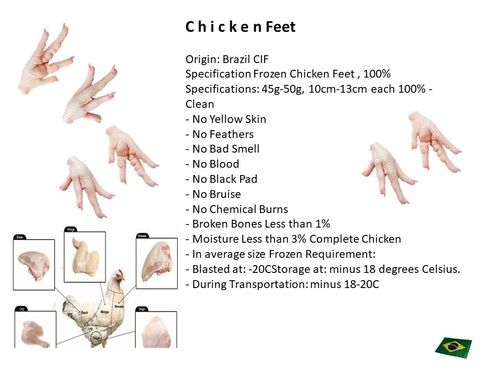 Chicken Feets - Freshly Sourced Poultry Delicacy, Well Packed for Quality Preservation