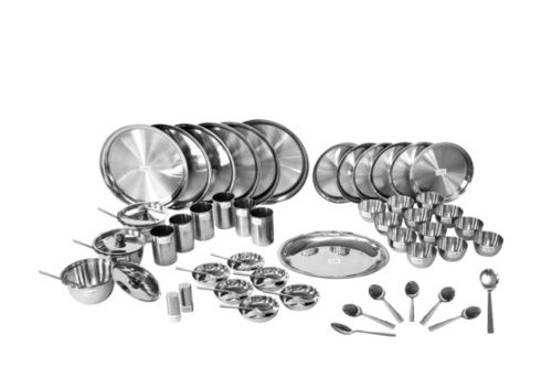 Steel Dinner Set