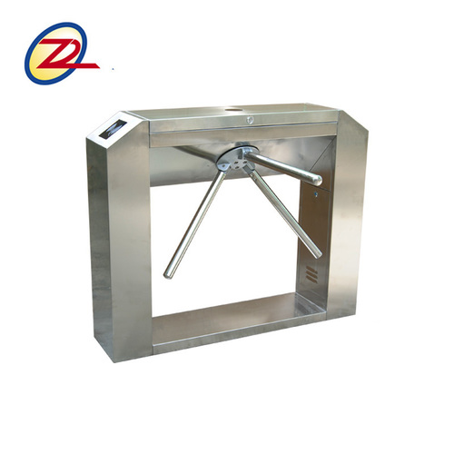 Automatic Tripod Turnstile - Stainless Steel SS304, 1200x280x1000mm Dimensions | 650mm Passage Width, 40 Persons/min Speed