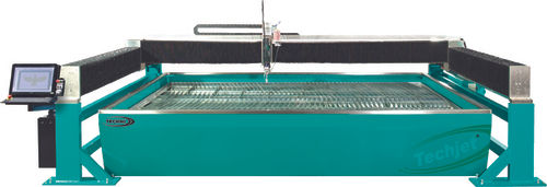 Multicolor Techjet-X3 Cnc Water Jet Cutting Machine