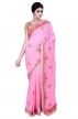 Candy Pink And Peach All Over Heavy Zardosi Saree