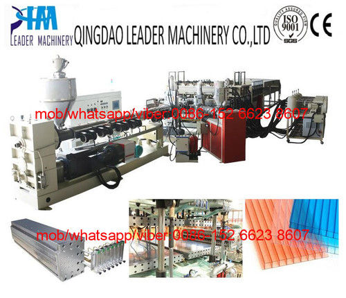 Polycarbonate Greenhouse Hollow Sheet Making Machine