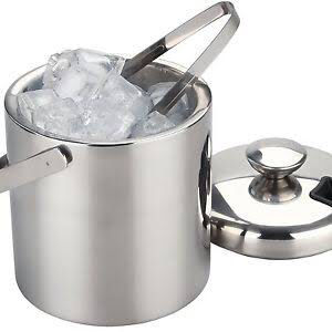 stainless steel ice bucket