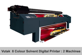 Vutek 8 Colour Solvent Digital Printers