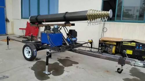 इमरजेंसी कम्युनिकेशंस ट्राइपॉड मोबाइल न्यूमेटिक मास्ट पोल विथ ट्राइपॉड