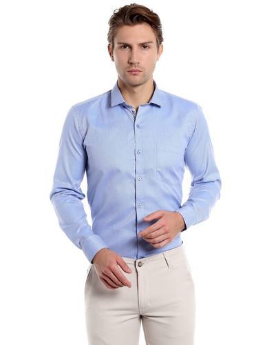 Cotton Blend Formal Shirt For Mens