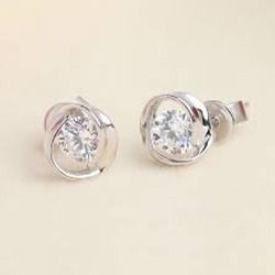 Silver Trendy Earring