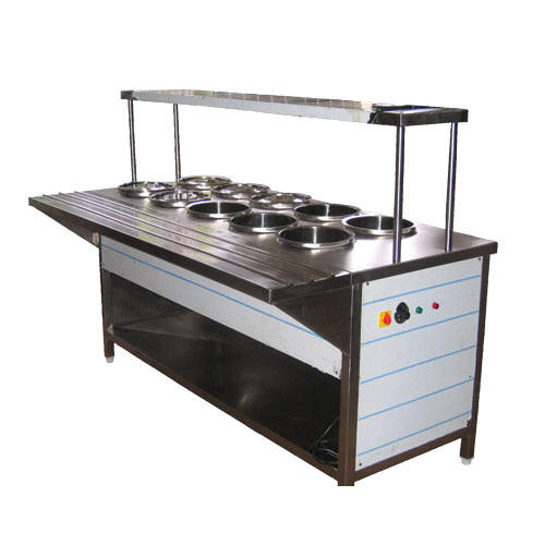 Stainless Steel Hotel Bain Marie Counter