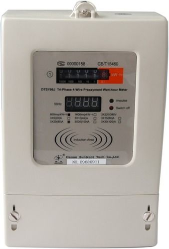 Prepaid Three-Phase Energy Meter