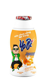 Yobi Sterilized Orange Drinking Yoghurt