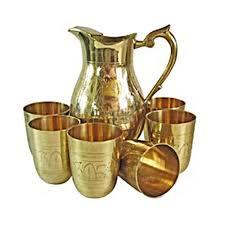 Decorative Brass Glass