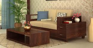 Handcrafted Solid Wood Sofa Set For Home