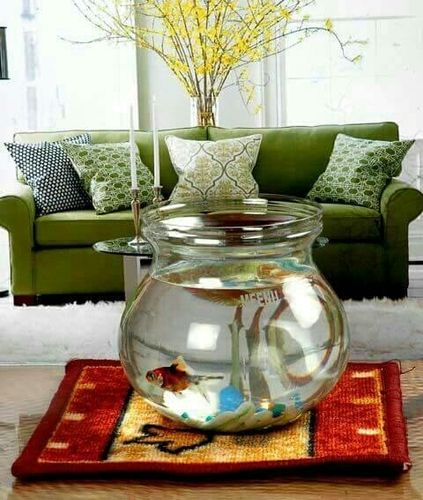 Krishna Matki Glass Fish Bowl