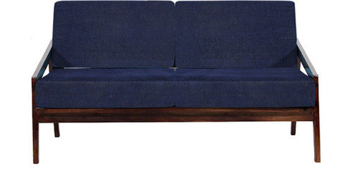 Sapphire Blue Handcrafted Two Seater Sofa
