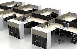 Easy To Clean Modular Cubicle Workstations