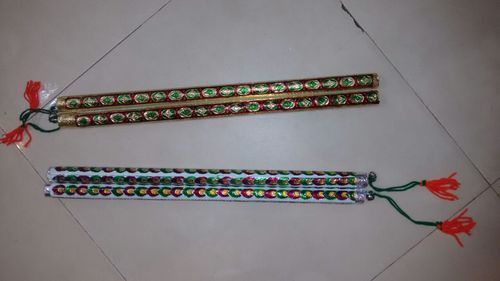 Wooden Meenakari Dandiya Stick 