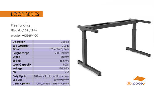 Loop-electrical Height Adjustable Table