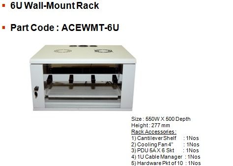 Wall Mount Rack Capacity: 30 Kg Kilogram(Kg)