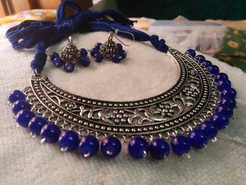 Rajasthani Lace Custom Necklace Set