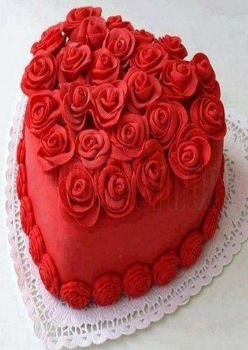 Red Velvet Heart Shape Cake