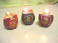 Om Shree Ganesha Wax Candle