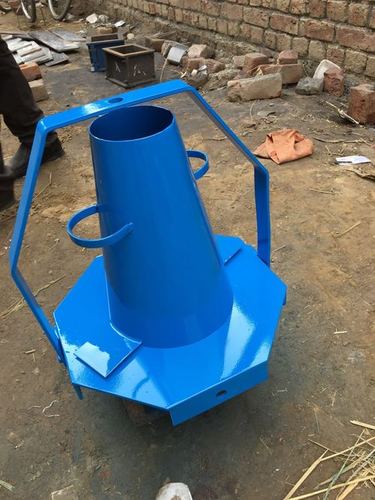 Slump Cone - Premium Quality Steel, Durable 12-inch Diameter , Ideal For Accurate Concrete Testing