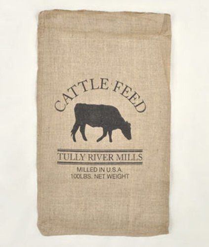 Silver Cattle Feed Polypropylene Bag