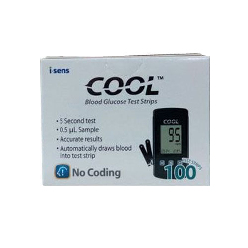 Cool Glucometer Test Strips 100Nos