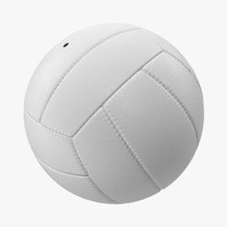 Synthetic Leather Volleyball - Official Size, 260-280 Grams | White Color, Attractive Design, Panel Construction, Air Inflation, Butyl Valve