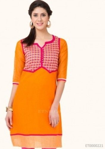 Tussar And Jute Silk Kurti