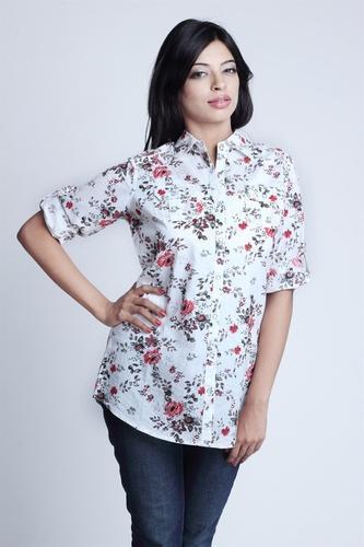 Breathable Floral Printed Shirt