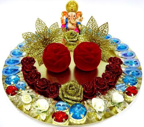 Indian Pakistani Wedding Decorative Thaal Posh-pooja-rakhi-aarti Plate Thali  Cover-ring Ceremony-engagement-sagan-handmade Net Lap Cover - Etsy