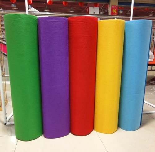 100% Colorful Needle Punched Polyester Felt Fabric By Nangong Warner Felt Co.,Ltd